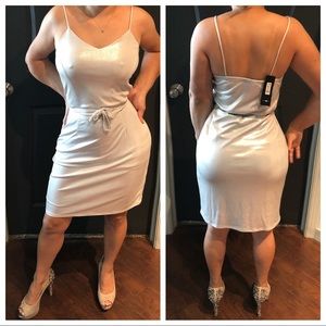 Fashion nova stretch glitter satined shiny dress